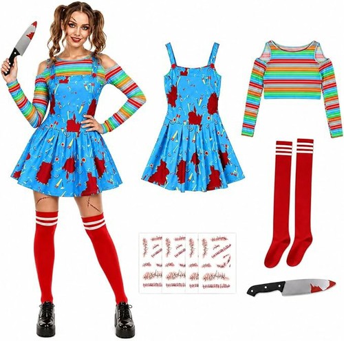 Women chucky costume cosplay - costume,