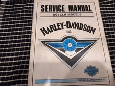 Harley Davidson XLH factory workshop manual 1991
