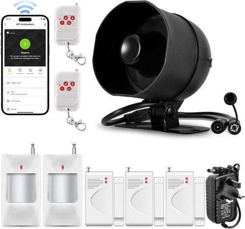 Wifi home alarm system 120db - wifi,