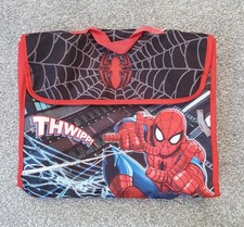Marvel Spiderman Kids' Retro Book Bag Homework Reading Satchel