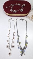 Follie Follie Jewellery Bundle Necklaces Bracelet x3 Charm Enamel Y2K