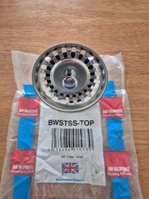 McAlpine BWSTSS-TOP Basket Strainer Waste Plug - Stemball Model - High Quality