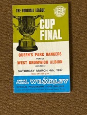 QPR V WBA 1967 LEAGUE CUP