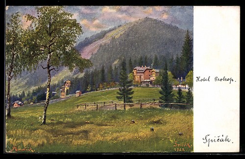 Artist postcard signed jan - artist's,