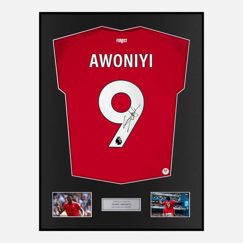 Framed taiwo awoniyi signed - taiwo,