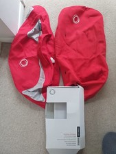 Bugaboo Cameleon Sun Canopy and seat cover- red