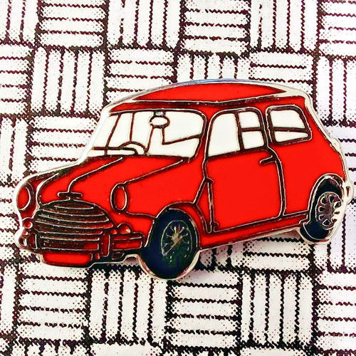 Red austin mini - mini, motorcar