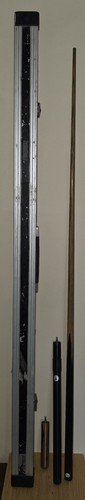 Snooker pool cue - and, metal
