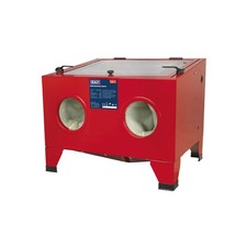 Shot Blasting Cabinet Steel 640mm x 490mm x 490mm With Gun - Sealey SB951