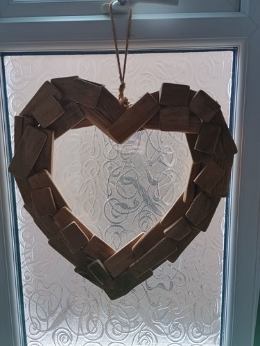 Large rustic wooden hanging - large,