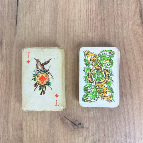 Playing cards vintage soviet - cards,