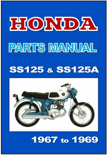 Honda parts manual ss125 - honda,