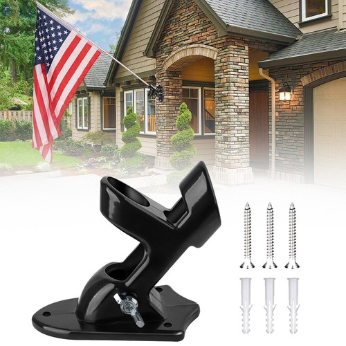 Flag pole holder - holder, wall