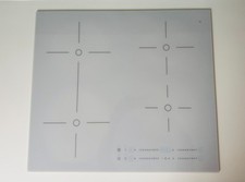 IKEA Smaklig Bejublad Induction Hob White Glass Perfectly Working