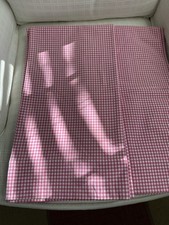 Pottery Barn Pink Gingham