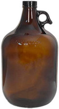 1 Gallon (128Oz) Amber Glass