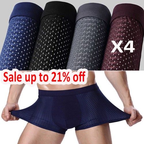 Mens bamboo underwear - 4x,