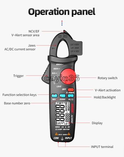 Digital clamp meter dc - digital,