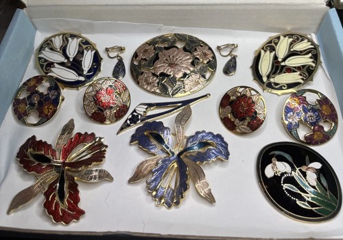 Vintage fish crown enamel - crown,