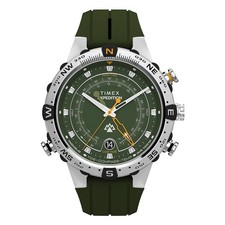 Timex Expedition North Tide Temp Compass 45mm Stainless Steel Watch TW2Y14400