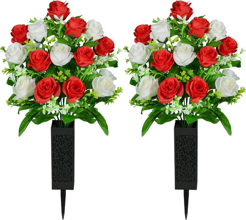 Artificial cemetery flowers - artificial,