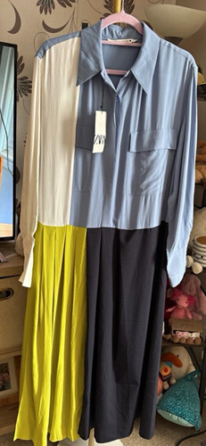 Zara colourblock shirt - zara,