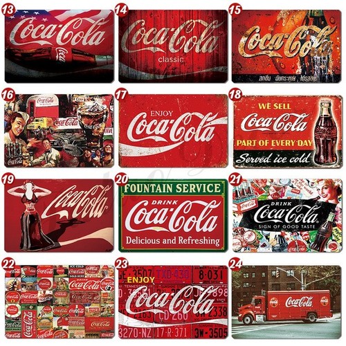 Drinks metal signs - metal, tin