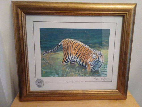 Signed print wildlife - print,