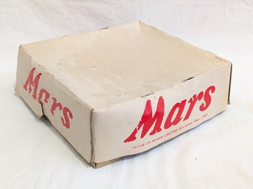 Vintage empty mars bar - mars, trade
