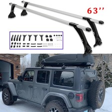 For Jeep Wrangler JK JL Gladiator 63" Roof Rack Cross Bar Top Luggage Carrier US