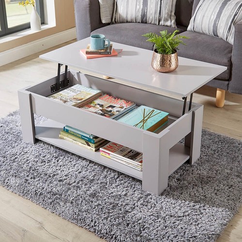 Lift coffee table with - table,