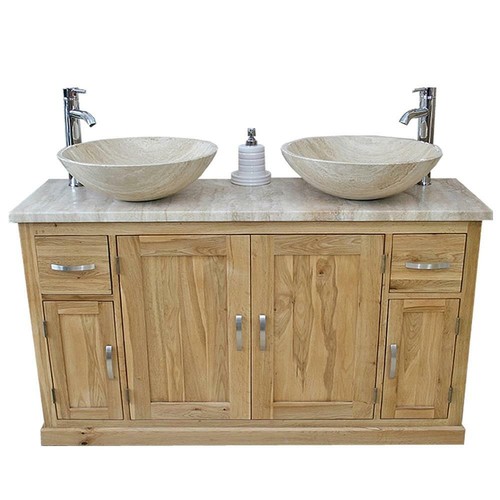 Oak bathroom vanity - oak,