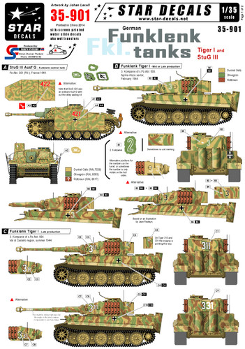 Star decals 901 german - star, 35-901,
