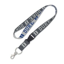DUKE BLUE DEVILS GRAY LANYARD