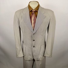 Vtg 40s 50s Suit Mens 40
