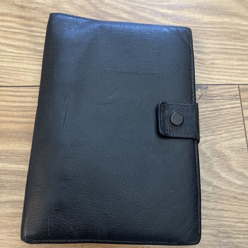 Vintage black real leather - vintage,