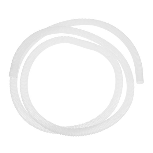 White abs flexible drain hose - white,