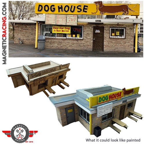 Slot car scale the dog - scale,