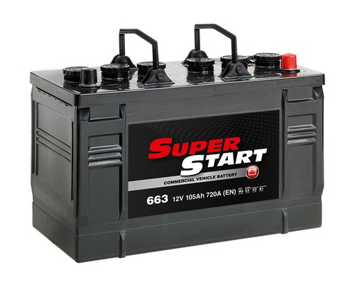 12v 105ah 720a 663 heavy - 663, duty