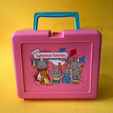 Vintage Sylvanian Families Figure Themed Lunch Box Storage Case EPOCH 1980s