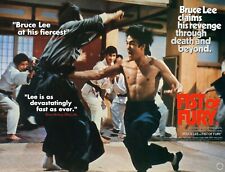 FIST OF FURY 1972 quad poster