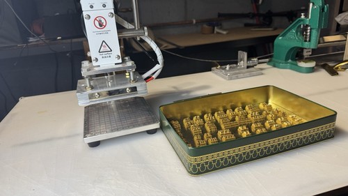 Hot stamping machine - hot, brass