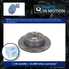 2x Brake Discs Pair Solid fits