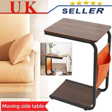 C Shaped Side Table End Table