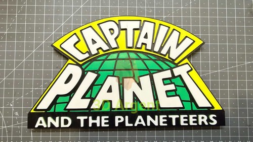 Captain planet logo sign - captain,
