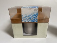 NEW MARKS AND SPENCER BATHROOM BEECHWOOD BEAKER AND HOLDER