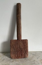 Antique Wash Box Wooden Paddle