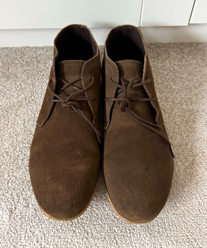 Men brown suede chukka boots - brown,