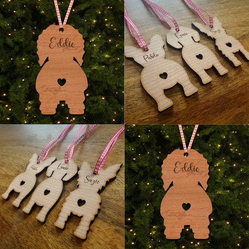 Komondor dog bauble - dog,