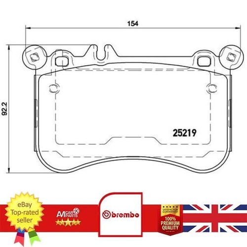 Brake pad set for - set,